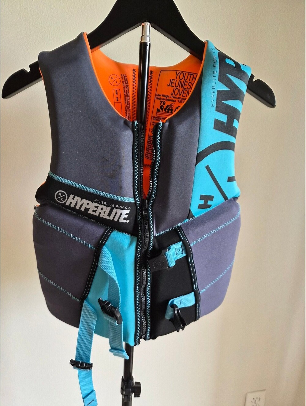 Hyperlite Youth Life Jacket Vest Size 70 0085